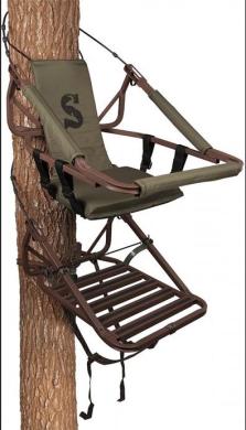 SUMMIT TREESTAND  auto grimpeur VIPER STEEL 13.2KG CLOSED FRONT
